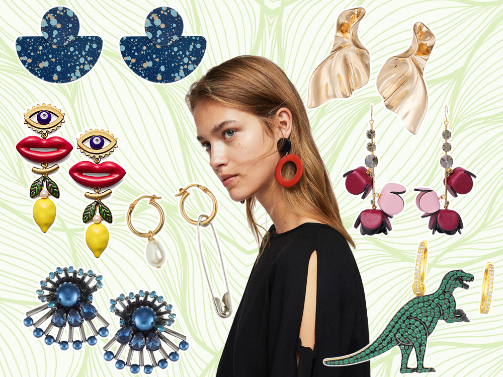 5 Paia Di Orecchini A Frutta Colorati - Creativi, Semplici E Alla Moda Per Donna