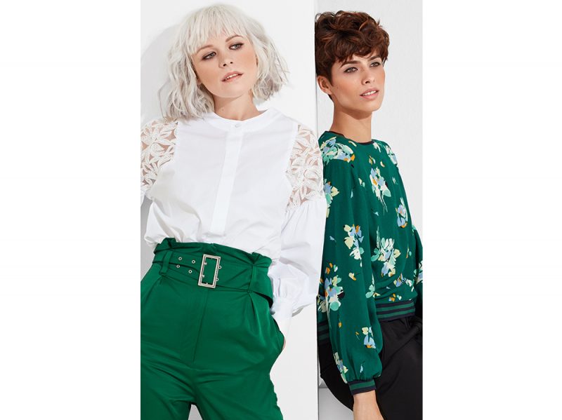 INTERMEDE tendenze frangia classica capelli saloni primavera estate 2018