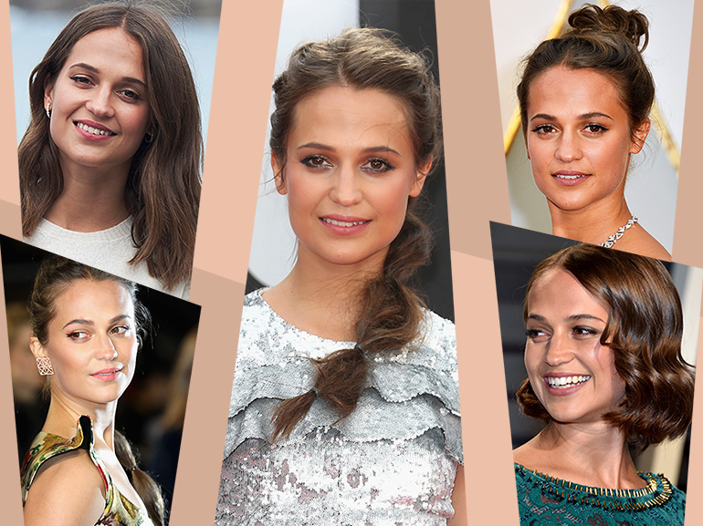 Tutti i migliori beauty look di Alicia Vikander, la nuova Lara Croft