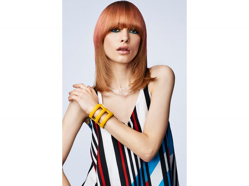 Z.ONE CONCEPT tendenze frangia lunga capelli saloni primavera estate 2018