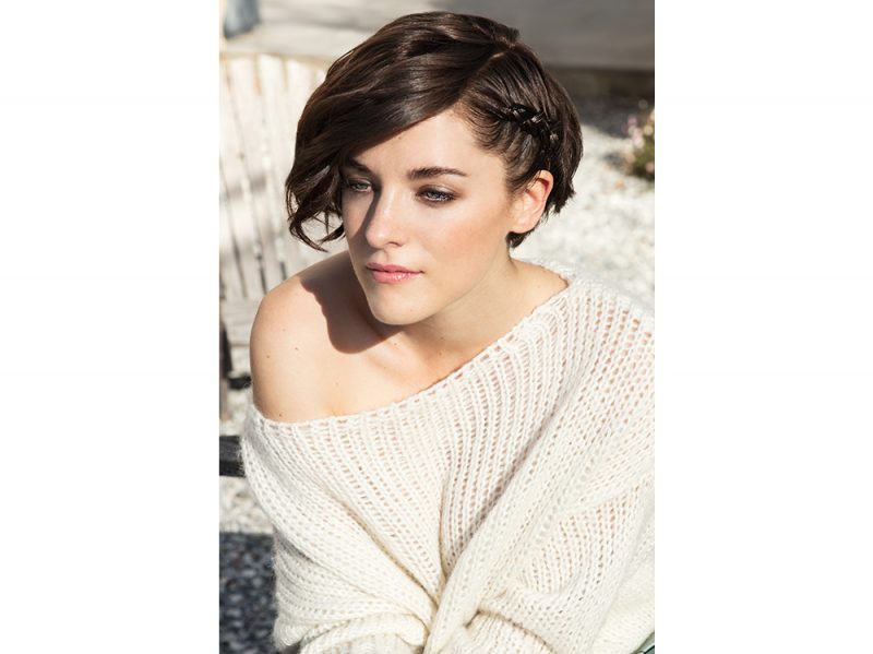 acconciature capelli semiraccolti saloni primavera estate 2018 SAINT ALGUE