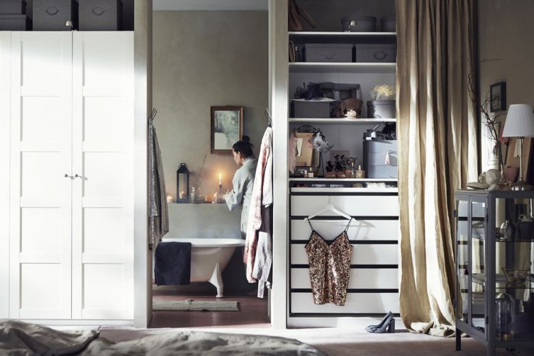 Come arredare il guardaroba con IKEA