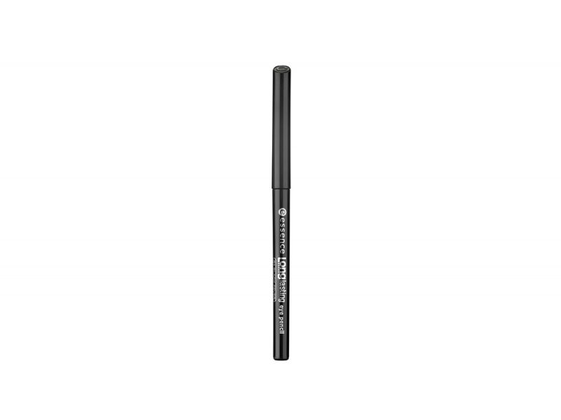 essence long-lasting eye pencill 01 black fever