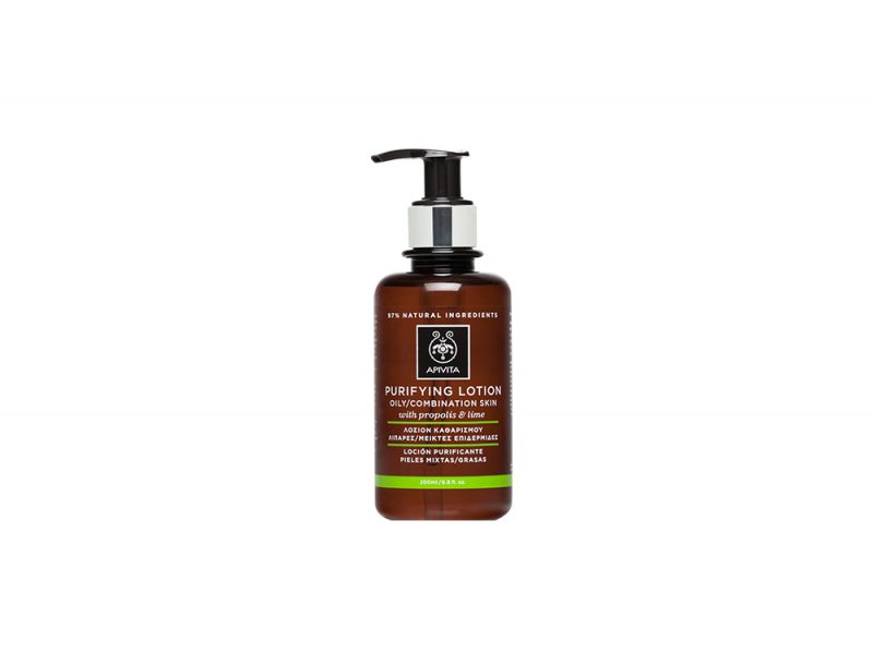 pelle-mista-come-riconoscerla-e-i-prodotti-consigliati-per-una-routine-adeguata-APIVITA_10-22-00-110_PURIFYING LOTION OILY_COMBINATION – PROPOLIS _ LIME 200ml