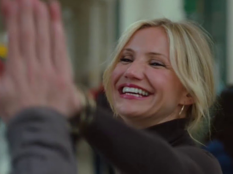 Cameron Diaz maglione nero