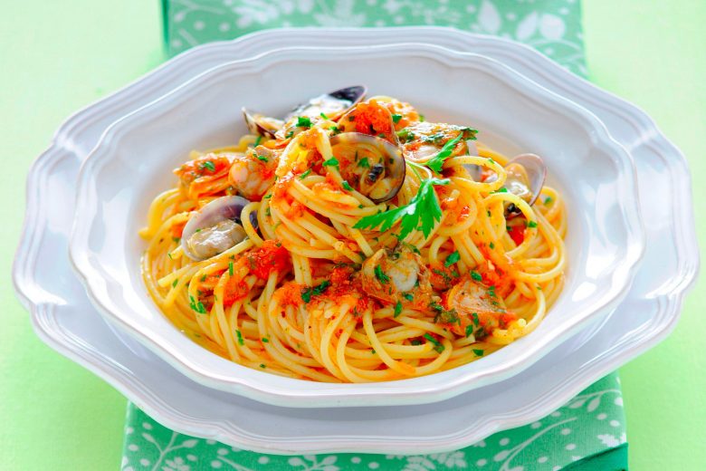 Spaghetti con sugo alle vongole