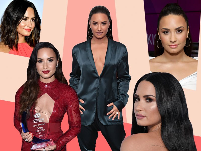 demi lovato beauty look capelli trucco COVER EVIDENZA