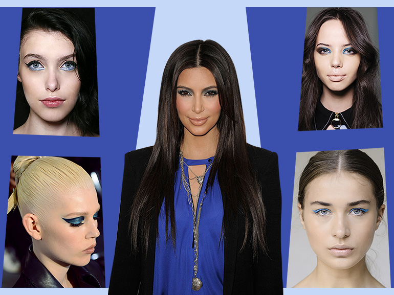 make up occhi blu kim kardashian COVER MOBILE