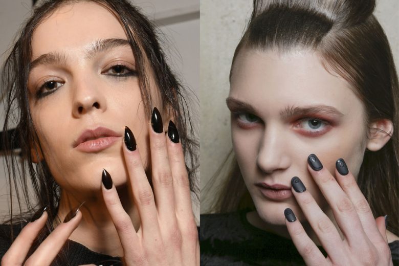Unghie gel nere: le nail art più cool cui ispirarsi