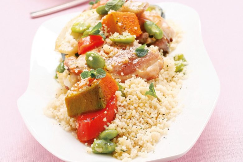 Cous cous di verdure e pollo