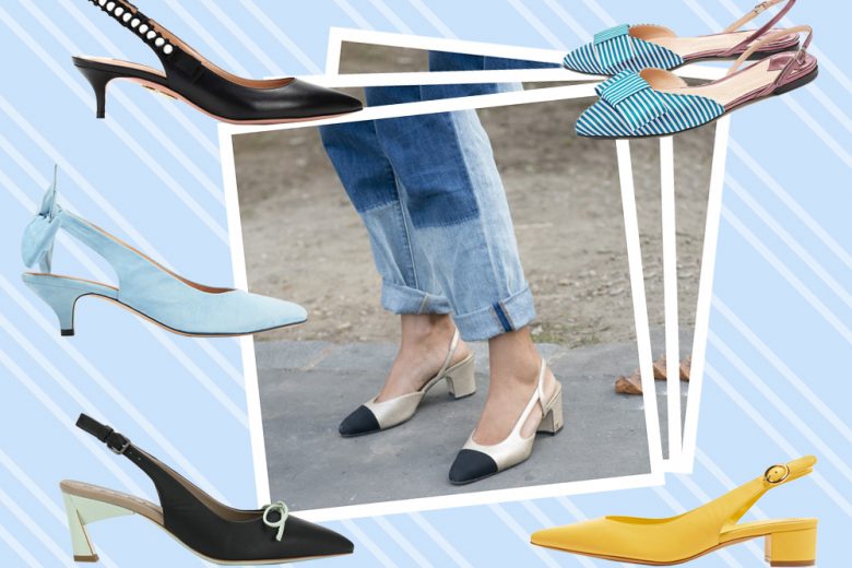 Slingback: i modelli più trendy della Primavera-Estate 2018