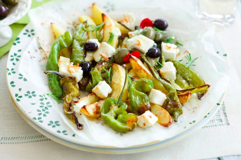 Feta, olive e friggitelli