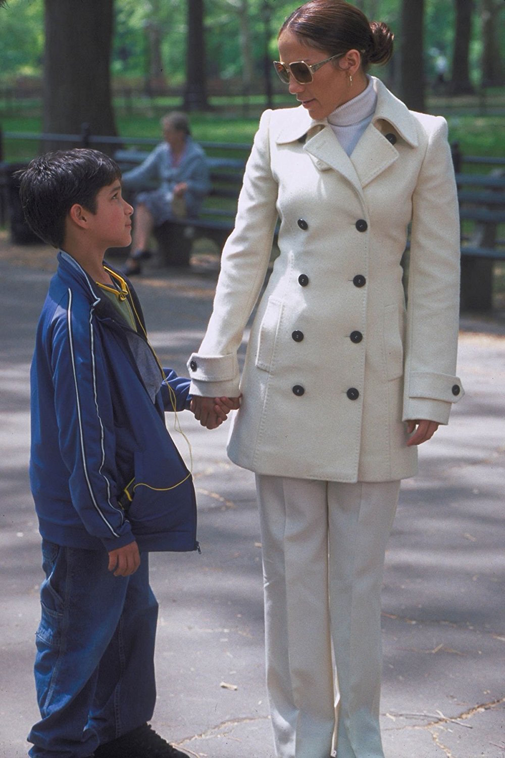 Jennifer Lopez cappotto bianco