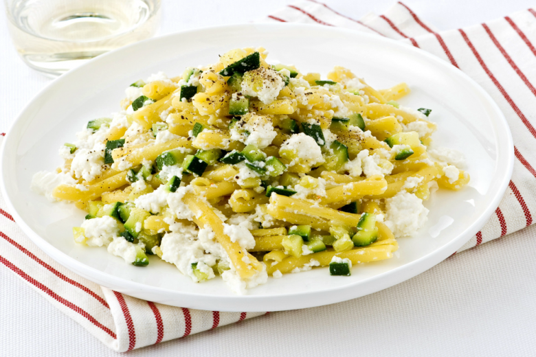 Pasta zucchine e ricotta