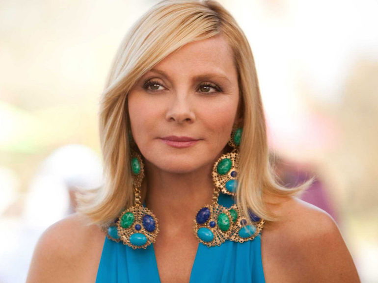 Samantha Jones vestito azzurro