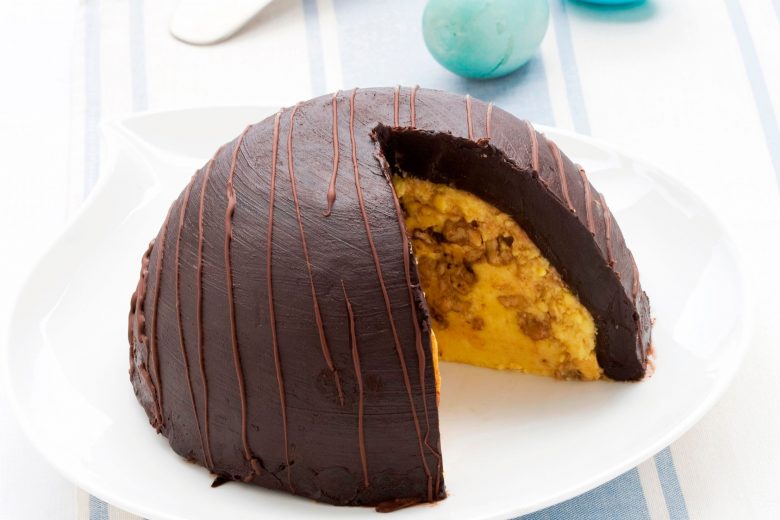 Semifreddo zuccotto al doppio cioccolato