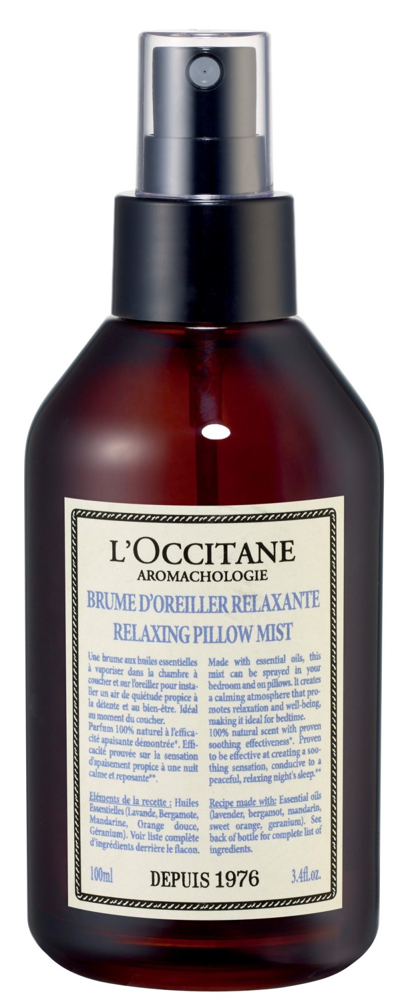 Spray Rilassante per cuscino AROMACHOLOGIE_L’Occitane