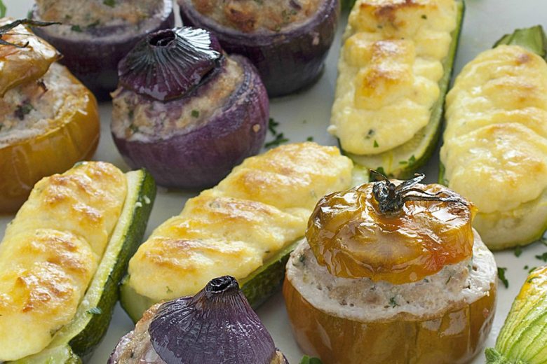 Zucchine ripiene con la ricotta