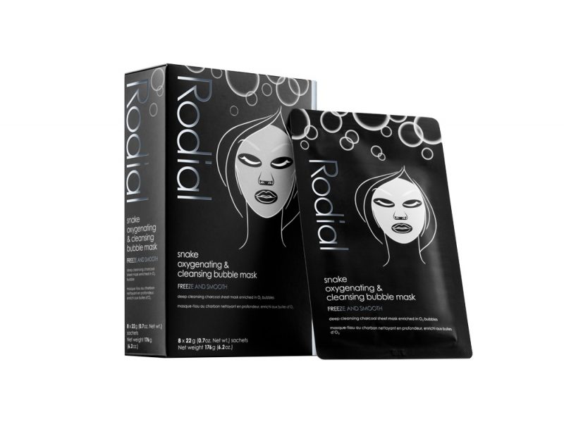 bubble-mask-cosa-sono-e-a-cosa-servono-le-maschere-che-frizzano-sul-viso-Rodial_Snake Oxygenating _ Cleansing Bubble Mask