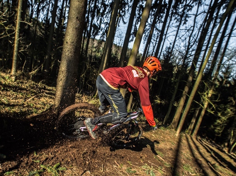 downhill