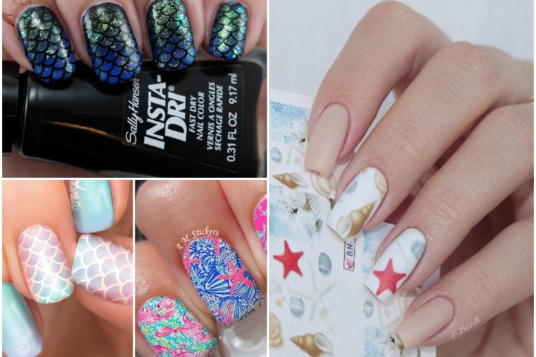 Marine nail art: le unghie a tema marino per l’estate