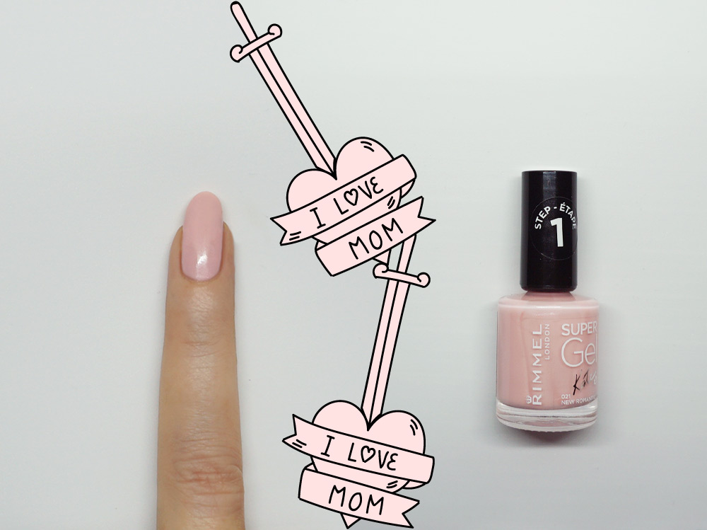 nail-art-i-love-mom-step1