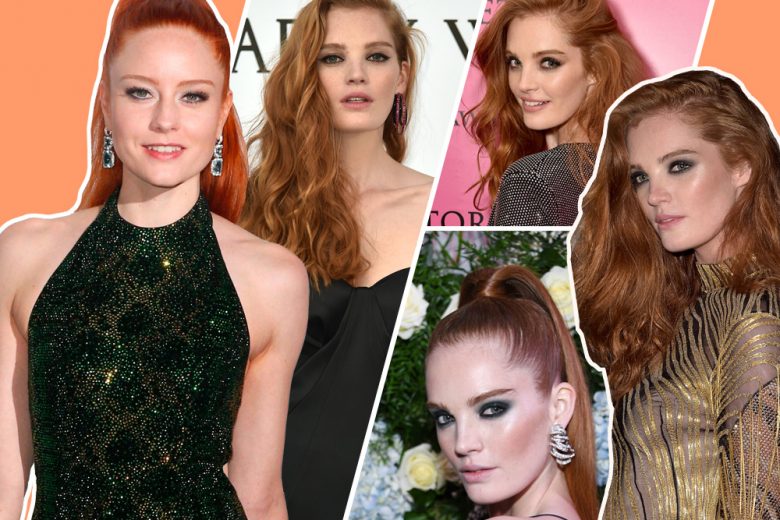 Alexina Graham: capelli rossi e make up glam, tutto sullo stile della modella