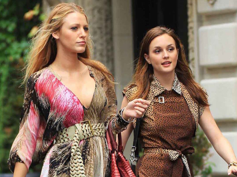 Gossip Girl vestito animalier