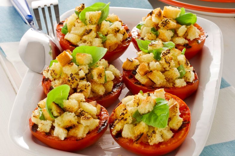 Pomodori ripieni con pane pugliese
