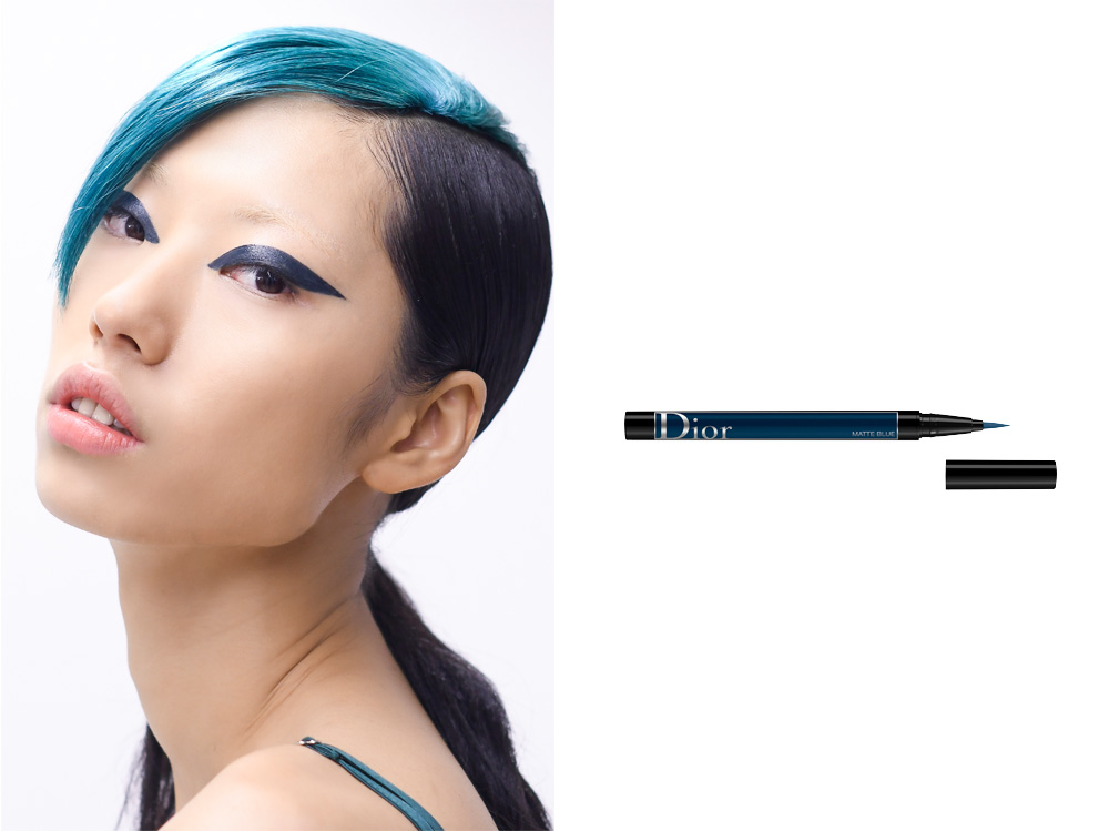 come porteremo eyeliner quest’estate blu