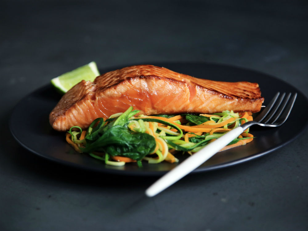 salmone pesce piatto