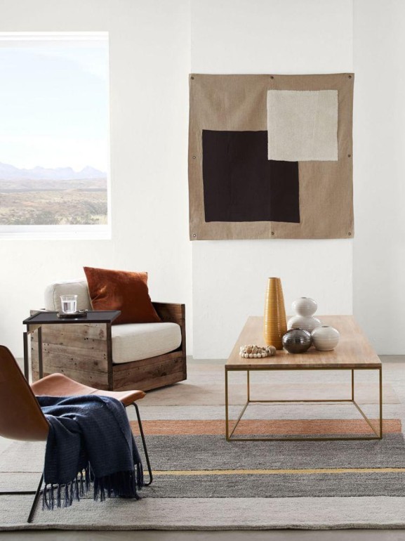 tessuto su parete westelm