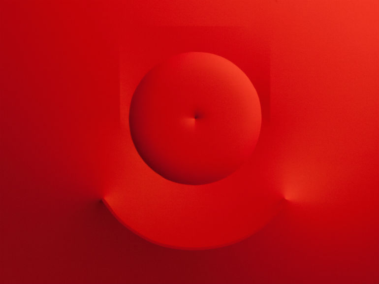 Agostino Bonalumi Rosso 1966 ok