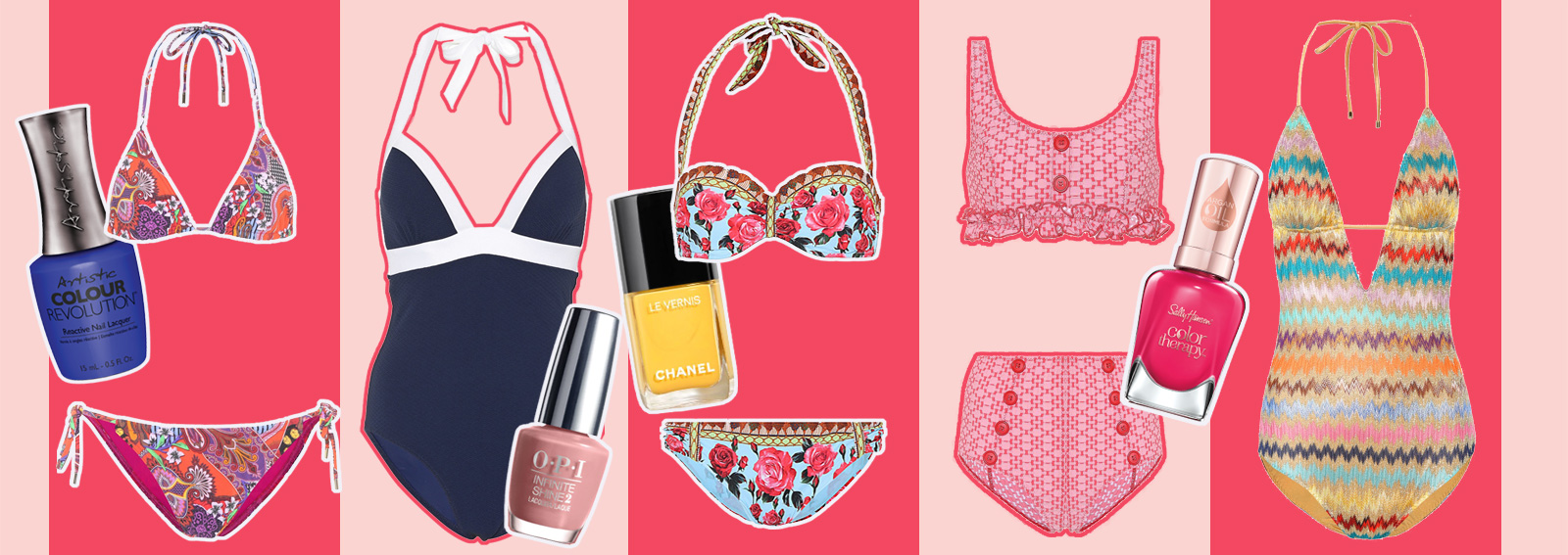 Come abbinare smalti e costumi per un look da spiaggia al top
