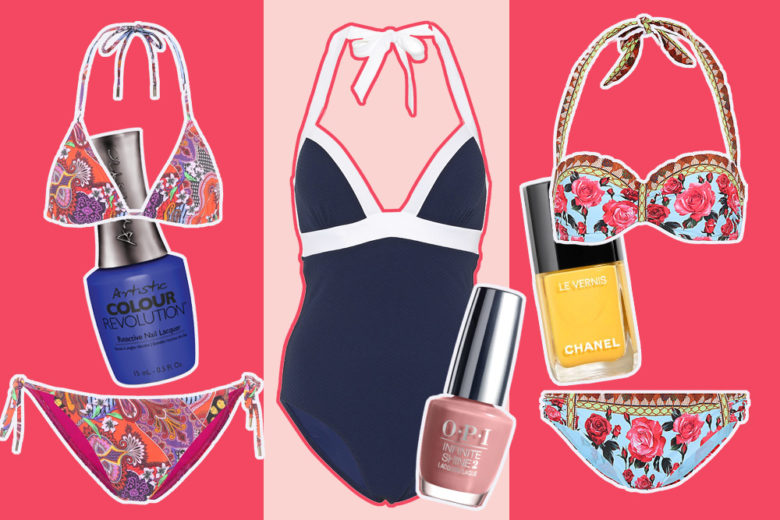 Come abbinare smalti e costumi: 10 idee per un look da spiaggia mix & match