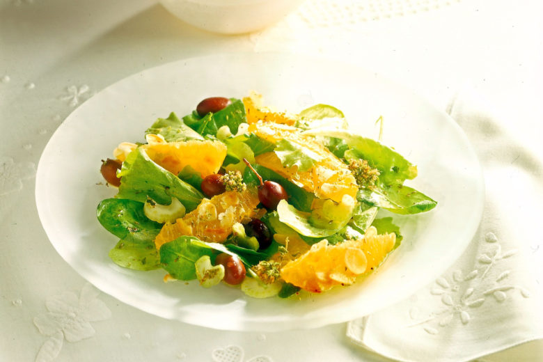 Insalata di arance e polpa di granchio