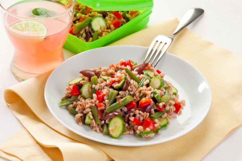 Insalata di farro e verdure