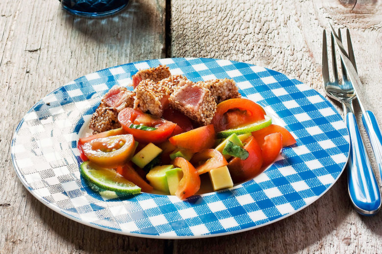 Insalata di tonno esotica