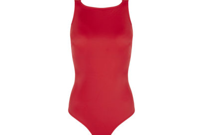 Iris_Lilly_High Neck Cross Strap Swimsuit_Red_£15.39 _ €16.09
