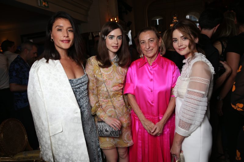 Jessie Ware, Lily Collins, Miuccia Prada & Jenna Coleman