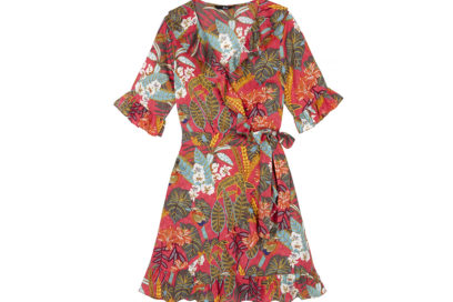 find. Floral Frill Wrap Dress £27.30 _ €27.00