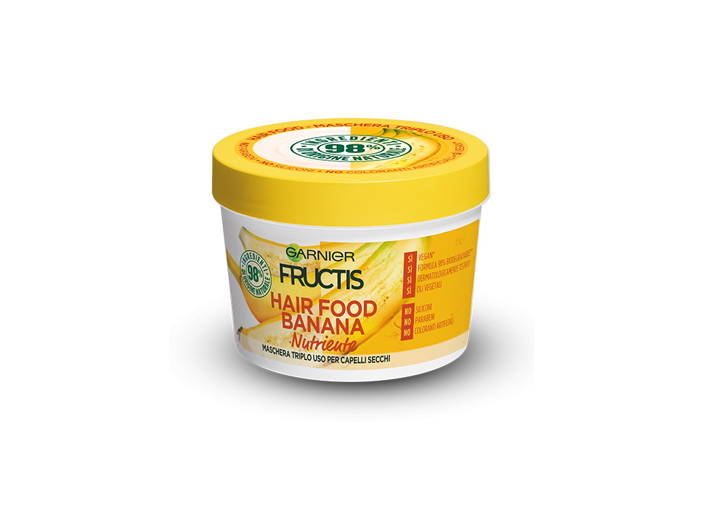 maschera capelli banana fructis