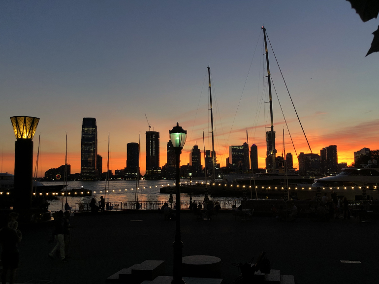 tramonto battery park nyc