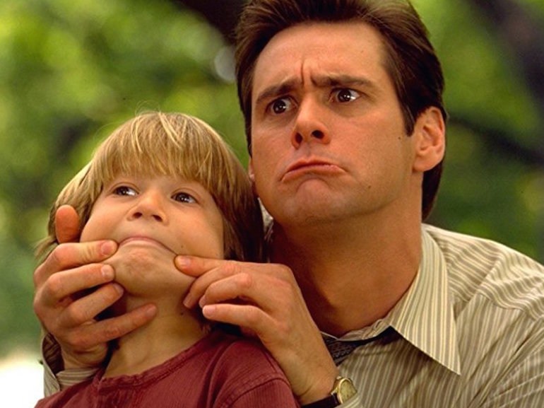 Jim Carrey camicia a righe