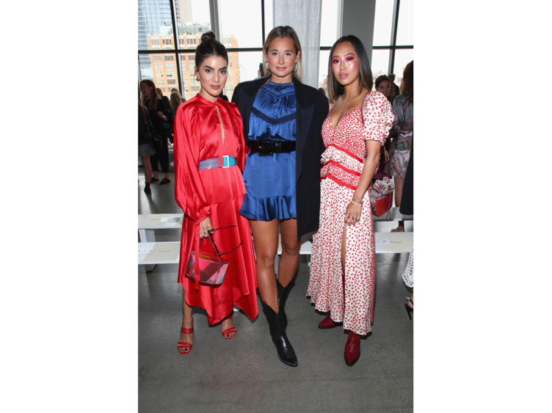 Camila-Coelho,-Danielle-Bernstein-and-Aimee-Song-attend-the-Self-Portrait