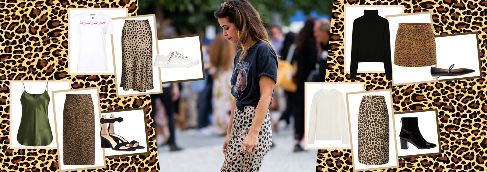 GORGLITTER Gonna Corta Donna A Vita Alta Con Stampa Leopardata - Mini Gonna Elegante, Asimmetrica Con Zip, Per Ufficio, Festa E Tempo Libero