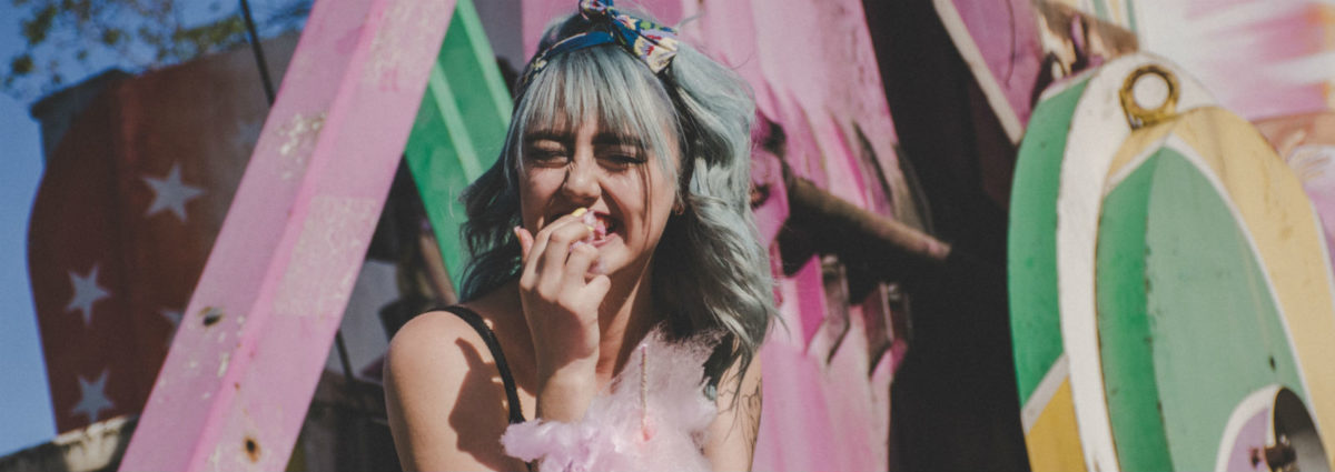 Donna zucchero filato ( desktop)