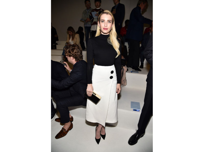 Emma-Roberts-attends-BOSS-Womenswear-&-Menswear