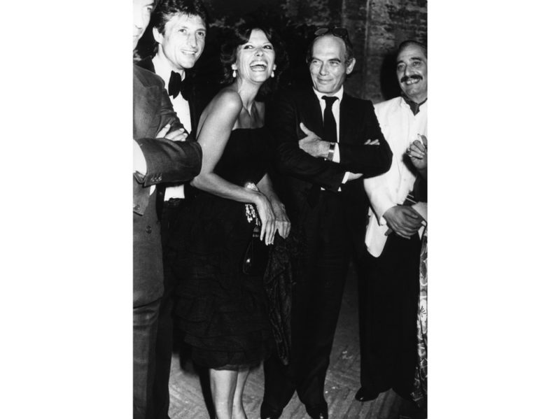 MIlano-Fashion-WeekTony-Renis,-Claudia-Cardinale-e-Pasquale-Squitieri