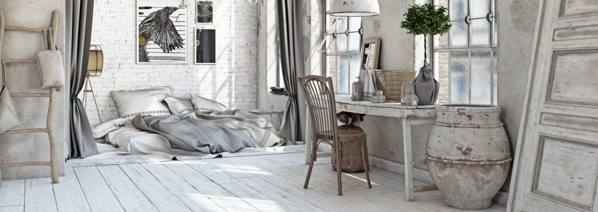 Scandinavian Bedroom interior